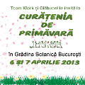 Asociatia Team Work si Clabucel te invita la Curatenia de Primavara Junior!